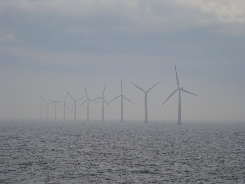 Los 10 aerogeneradores que suministran electricidad a Samsø